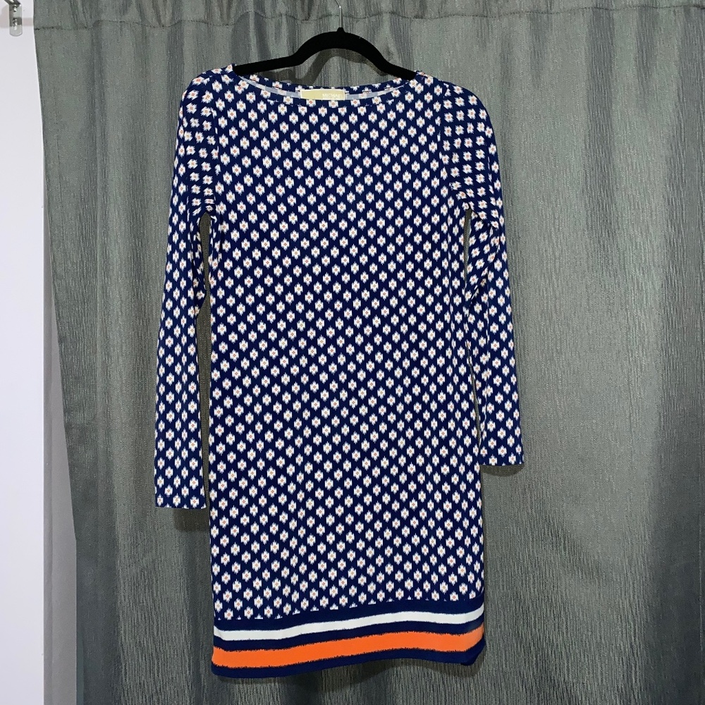 ***SOLD***Michael Kors Mini Long Sleeve Shift Dress